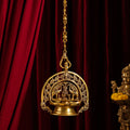 Brass Goddess Gaja Lakshmi Hanging Diya (38 Inch) Vedansh Craft