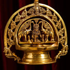 Brass Goddess Gaja Lakshmi Hanging Diya (38 Inch) Vedansh Craft