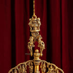 Brass Superfine Dashavatara / Vishnu Avatar Wall Hanging Lamp (46.5 Inch) Vedansh Craft