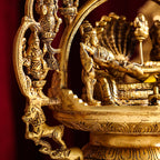 Brass Superfine Dashavatara / Vishnu Avatar Wall Hanging Lamp (46.5 Inch) Vedansh Craft