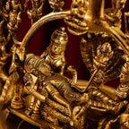 Brass Superfine Dashavatara / Vishnu Avatar Wall Hanging Lamp (46.5 Inch) Vedansh Craft