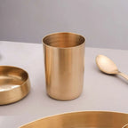 Brass Matt Thali/Dinner Set (2 Kg) Vedansh Craft
