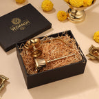Brass Diya & Handbell Pooja Gift Hamper Vedansh Craft