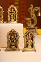 Brass Dashavatara /Vishnu Avatars Statue Set (3 Inch) Vedansh Craft