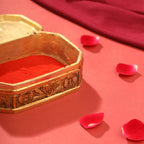 Brass Flower Kumkum Box (1.8 Inch) Vedansh Craft
