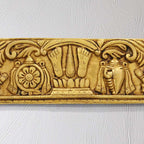Divine Brass Wall Hanging – Shankh Chakra Namah with Hanuman & Garuda (9 Inch) Vedansh Craft