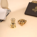 Brass Sundial Compass & Ashok Stambh Corporate Gift Hamper Vedansh Craft
