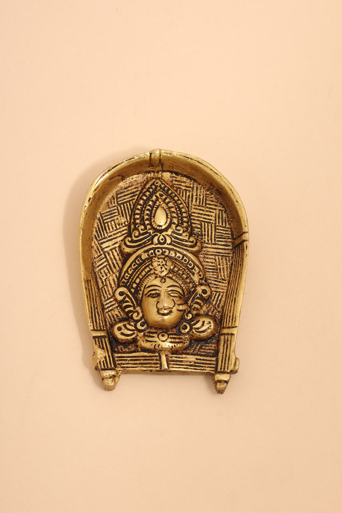 Brass Durga face & Swastik bell Festive Gift Hamper Vedansh Craft