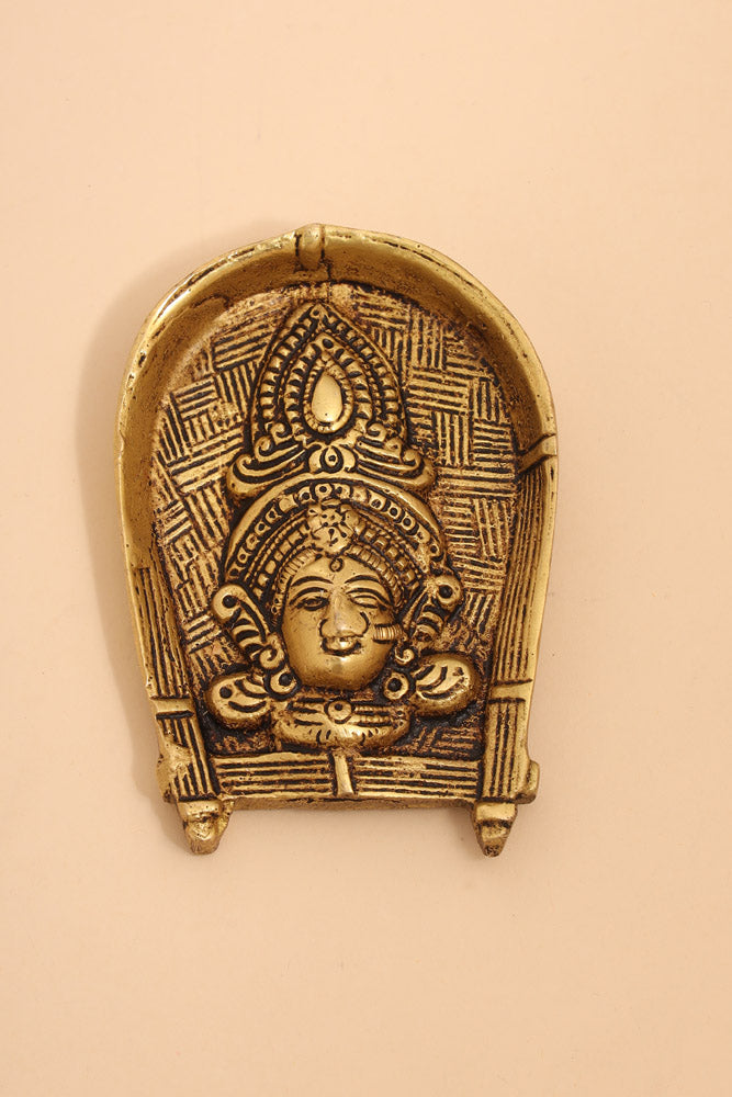 Brass Durga face & Swastik bell Festive Gift Hamper Vedansh Craft