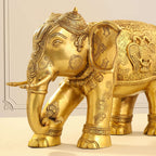 Brass Elephant Royal Statue (15 Inch) Vedansh Craft