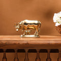 Brass Kamdhenu Cow With Calf Idol Vedansh Craft