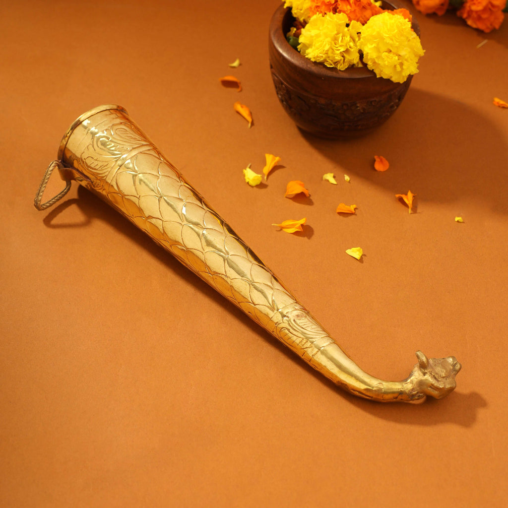 Brass Nandi Gangajali (11.8 Inch) Vedansh Craft