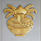 Brass Mangal Kalash Wall Hanging (9.5 Inch) Vedansh Craft