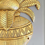 Brass Mangal Kalash Wall Hanging (9.5 Inch) Vedansh Craft