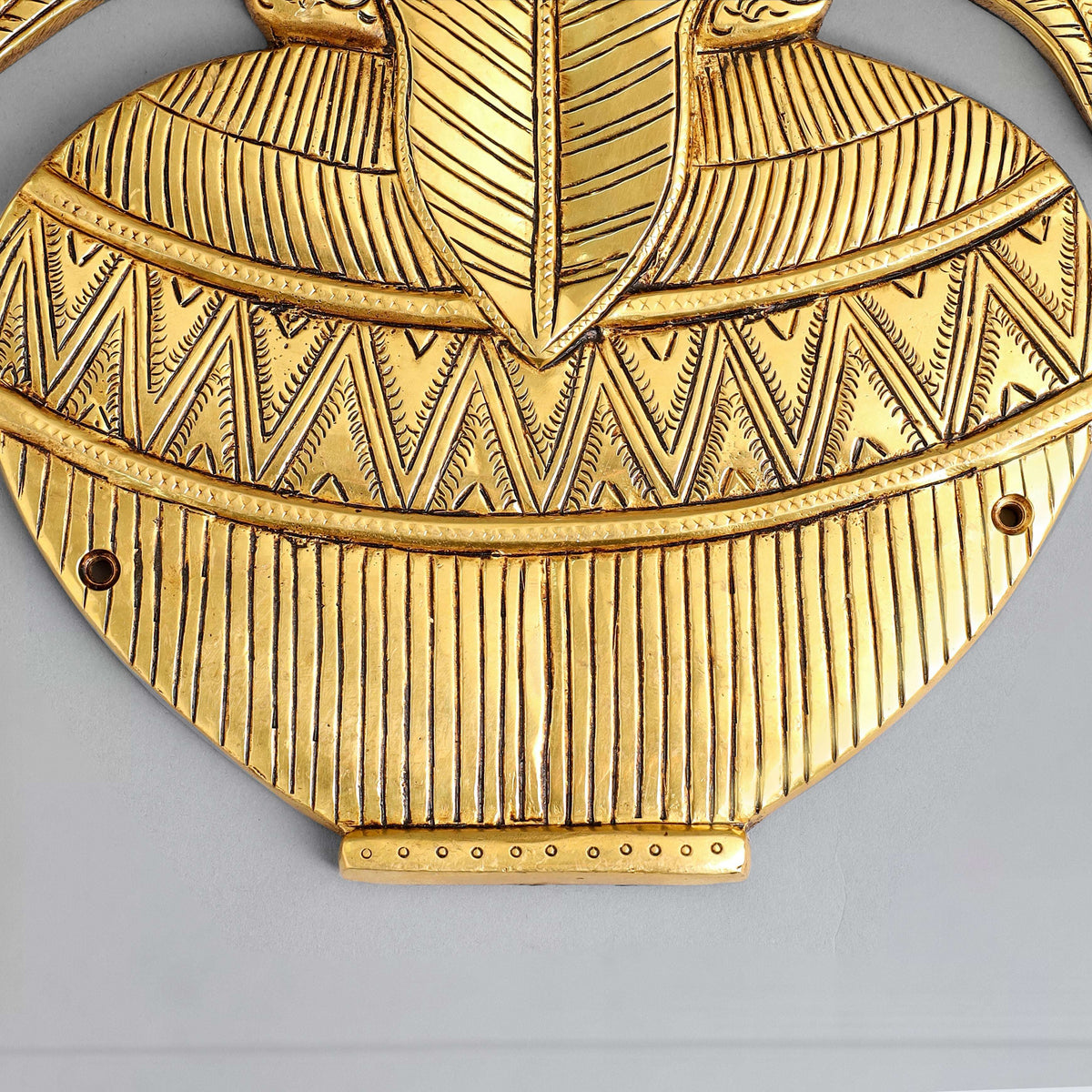 Brass Mangal Kalash Wall Hanging (9.5 Inch) Vedansh Craft