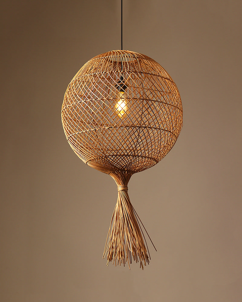 Handmade Rattan Pendant Lamp for Home and Balcony
