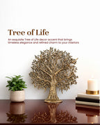 Pure Brass Tree of Life Kalpavriksha Idol for Pooja and Home Decoration