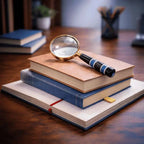 Brass Magnifying Glass With Wooden Handle Vedansh Craft