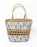 Seagrass Woven Jali Tote Bag for Market & Beach