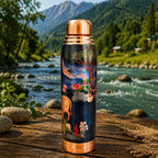 Copper Water Bottle (11.5 Inch) Vedansh Craft