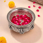 German Silver Ashtalakshmi Urli (4 Inch) Vedansh Craft