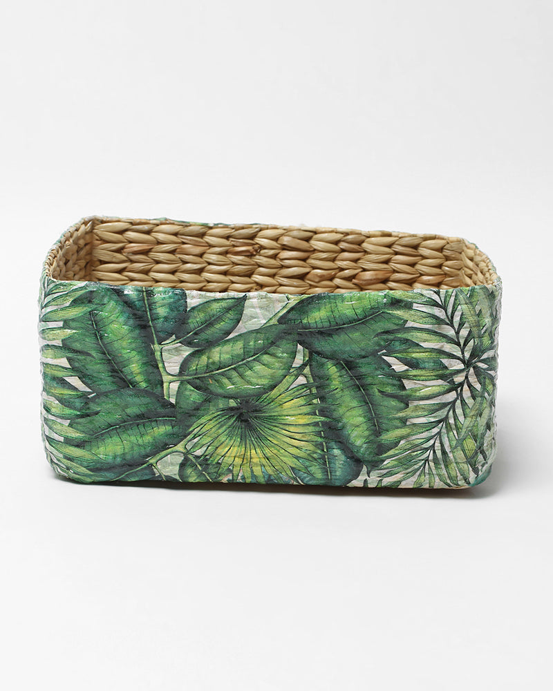 Natural Seagrass Multipurpose Tray and Basket for Home and Office Organization
