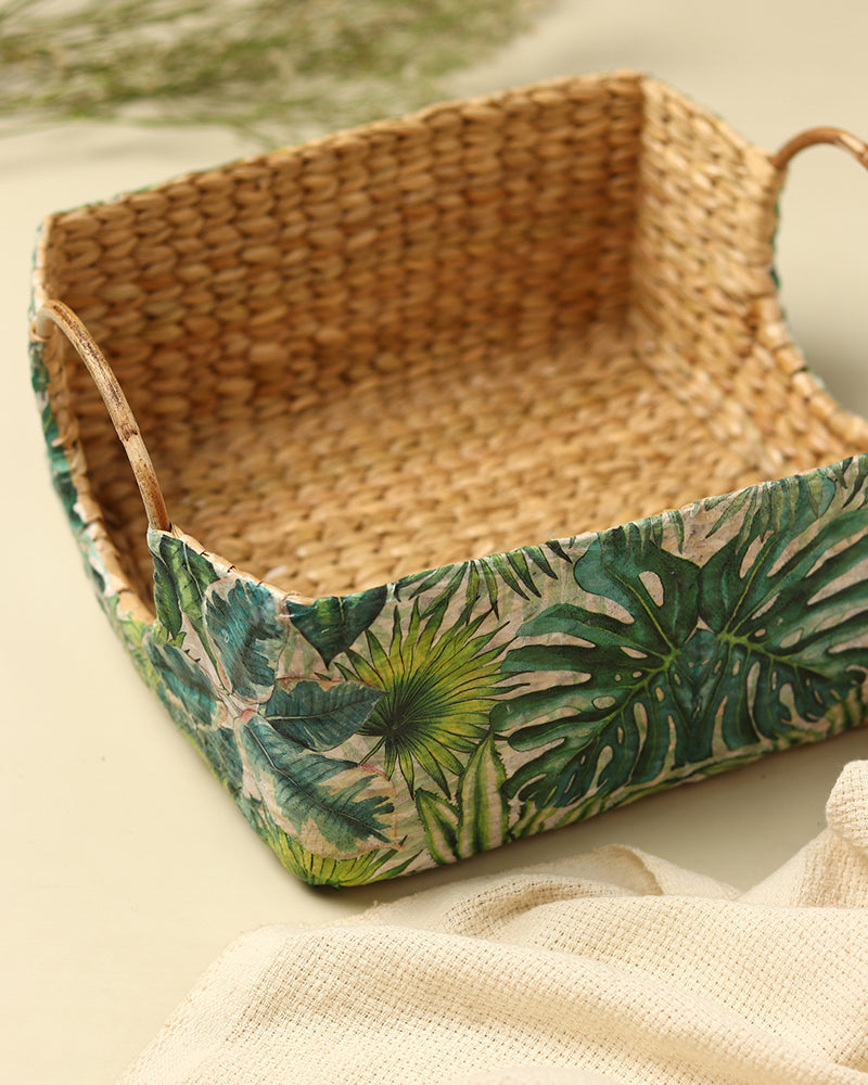Seagrass Hamper Basket for Multifunctional Storage and Gifting