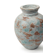 Textured Clay Terracotta Vase for Indoor Garden Vibes