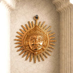 Copper Sun Face Wall Hanging Vedansh Craft