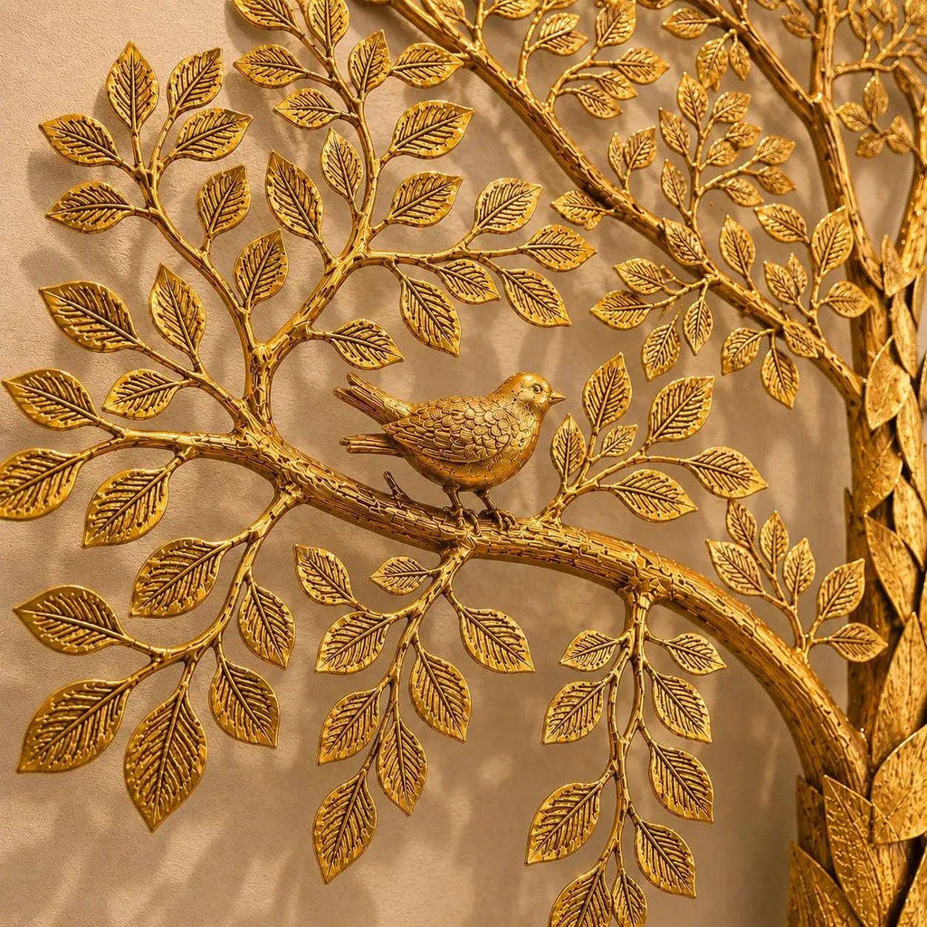 Brass Handcrafted Kalpvriksha Wall Hanging (50 Inch) Vedansh Craft