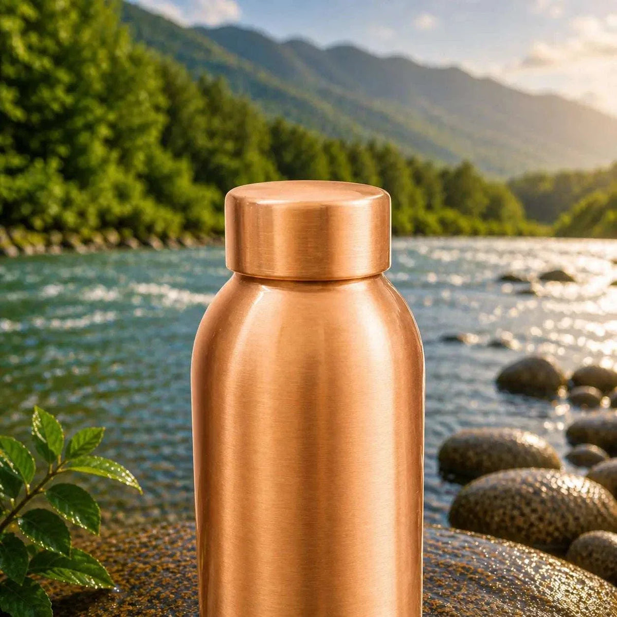 Copper Water Bottle (10.5 Inch) Vedansh Craft