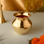 Brass Pooja Kalash (3 Inch) Vedansh Craft