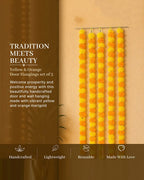 Classic Artificial Indian Flower Garland Set of 5 for Mandir & Celebrations