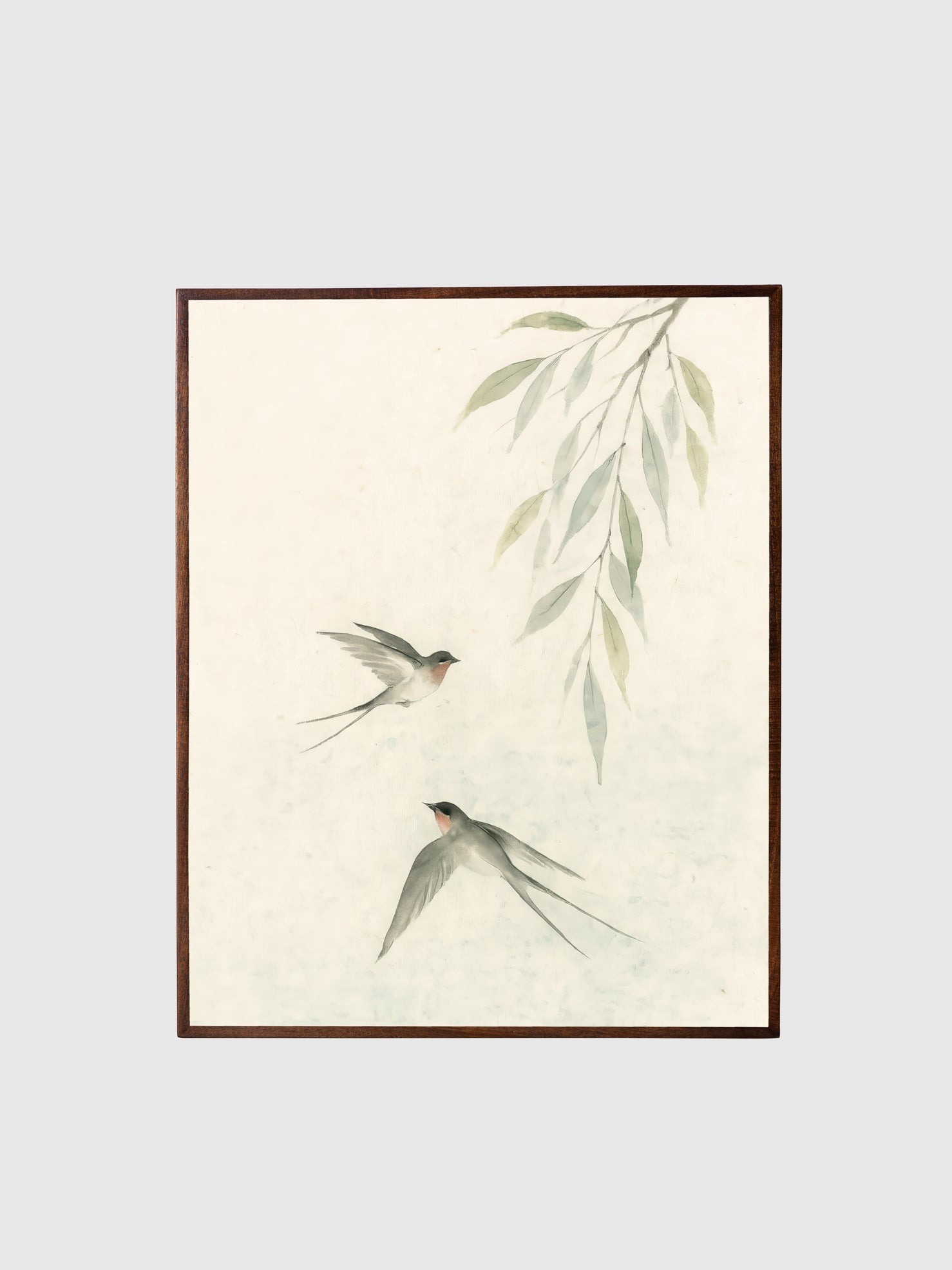 Songs of the Willow | Printed Canvas Wall Art Contrast Living