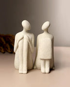 Human Bookend Figurine in Polypropylene for Living Room, Study, and Office