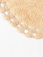 Absorbent Handloom Cotton Rectangular Bath Mat For Home Use