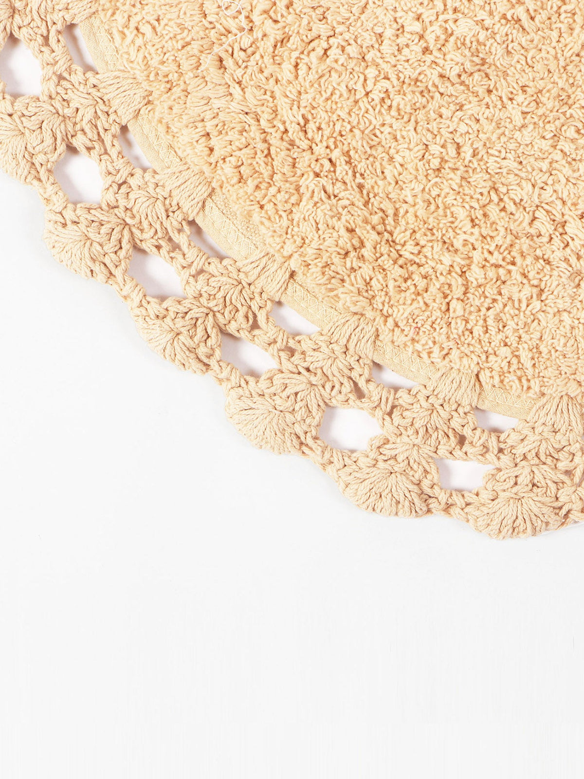 Absorbent Handloom Cotton Rectangular Bath Mat For Home Use