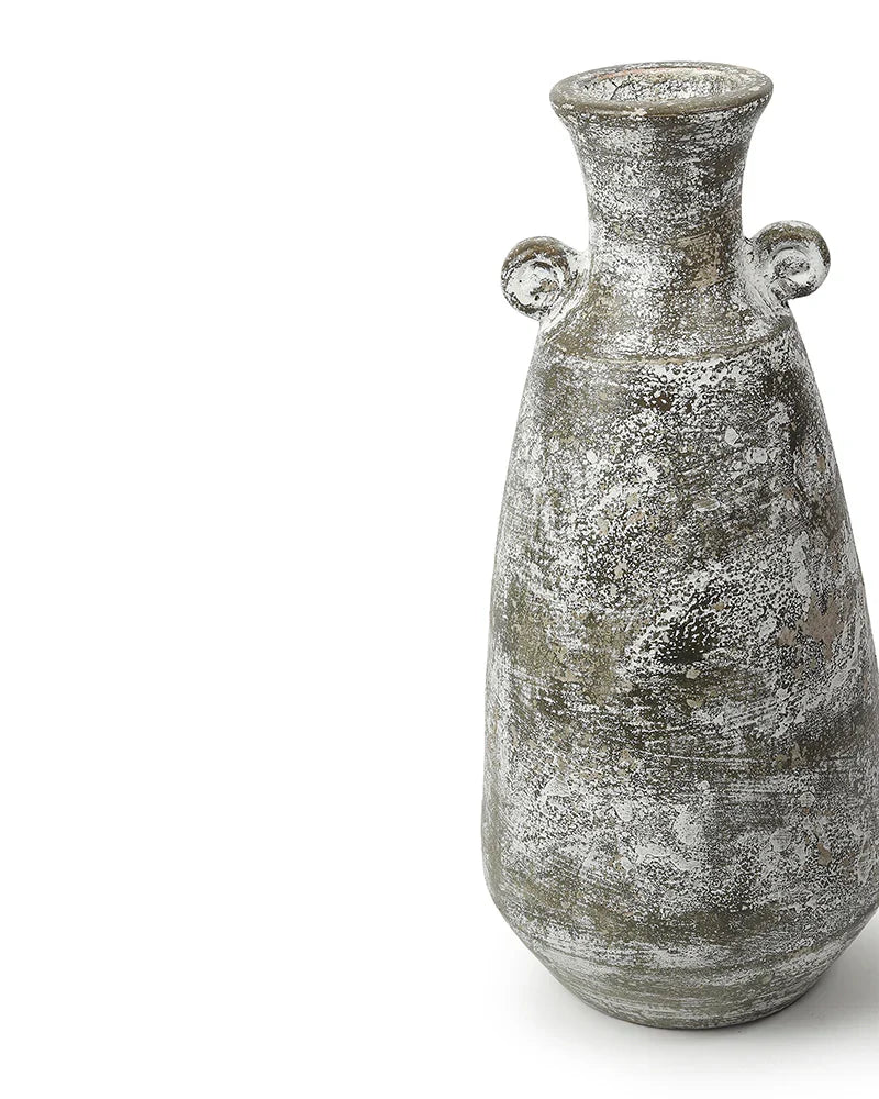Artisan Terracotta Vase for Balcony or Veranda Styling