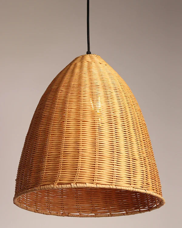 Modern Rattan Hanging Lamp for Bedroom and Study Room