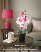 Artificial Flowers with Pot Indoor Decorative Flower Plant