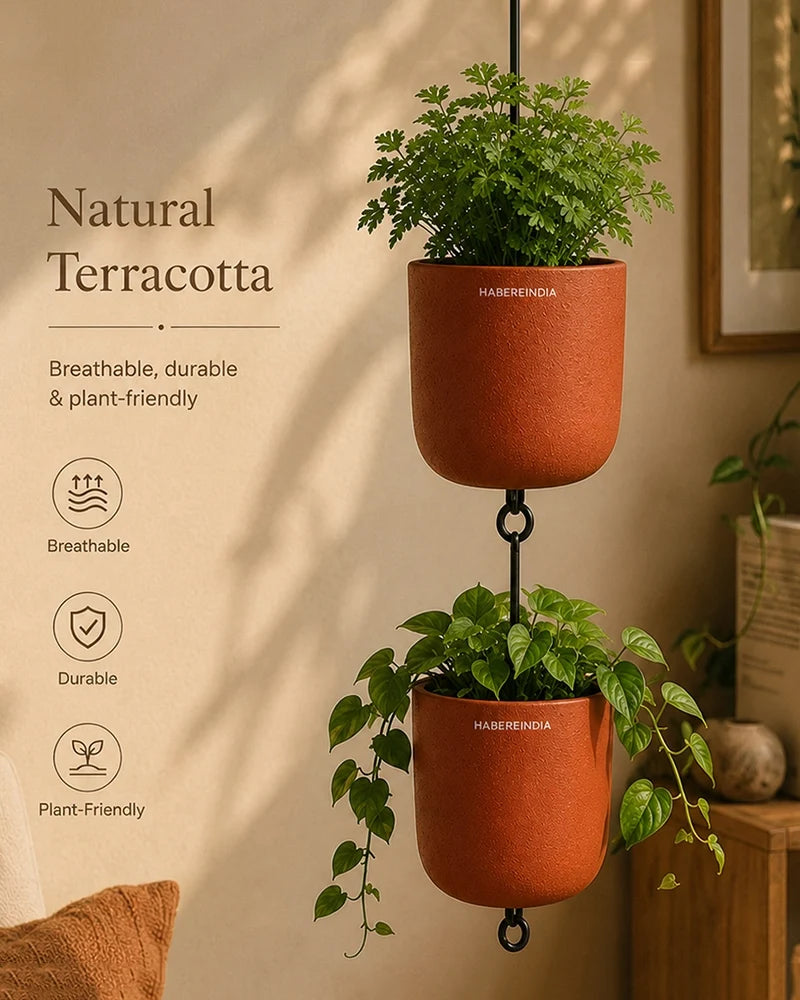 Decorative Flower Pot for Balcony Stand Styling