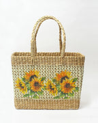 Handwoven Seagrass Basket for Everyday Shopping
