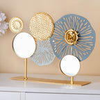 Blue and Golden Table Decor Nestasia