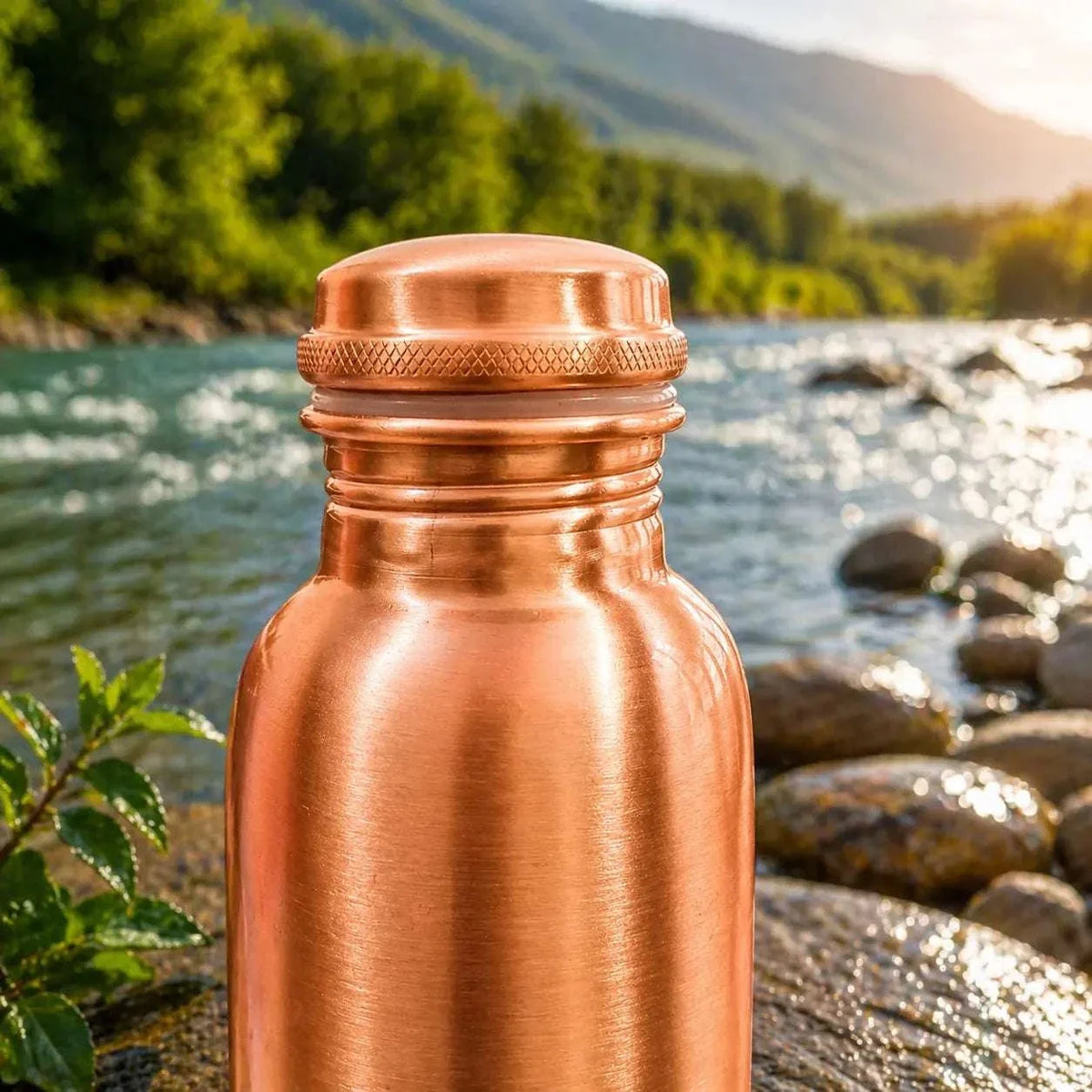 Copper Water Bottle (10.5 Inch) Vedansh Craft