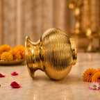 Brass Handcrafted Pooja Kalash (4.5 Inch) Vedansh Craft