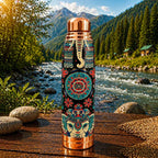 Copper Water Bottle (11.5 Inch) Vedansh Craft