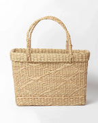 Handmade Seagrass Basket for Shopping, Picnic & Everyday Use