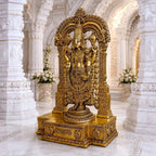 Brass Frame Tirupati Balaji/Venkateshwar Idol (62 Inch) Vedansh Craft