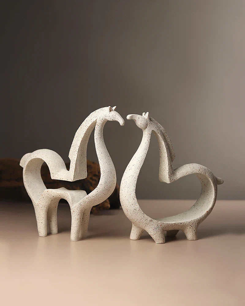 Polypropylene Animal Figurine for Home Decor, Living Room, and Gifts