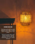 Bamboo Wall Lamp for Balcony and Living Room